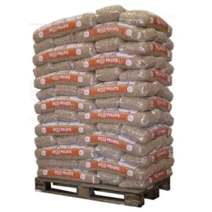 Pellets de madera premium WOODSTOCK – palé con 78 sacos de 15 kg cada uno