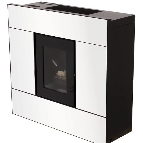 Estufa de pellets estanca EMAFLAM SYLA 9 kW Blanca - Imagen 4